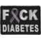 FCK Diabetes Gray Ribbon Patch