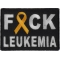 FCK Leukemia Orange Ribbon Patch