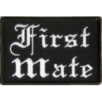 First Mate Patch In Old English