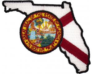 Florida Patch with State Seal and Map