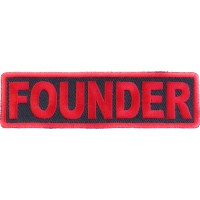 Founder Patch Red