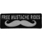 Free Mustache Rides Patch