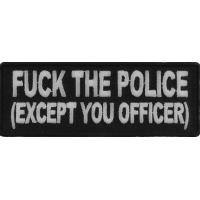 Fuck The Police Patch Except