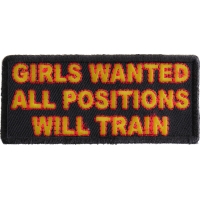 Girls Wanted Patch | Embroidered Patches