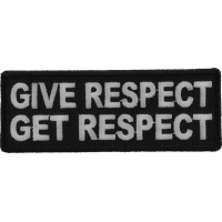 Give Respect Get Respect Patch