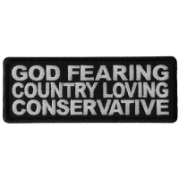 God Fearing Country Loving Conservative Patch