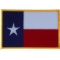 Gold Border Texas Flag Patch