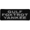 Gulf Foxtrot Yankee Patch