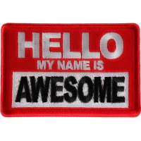 Hello My Name is Awesome Patch