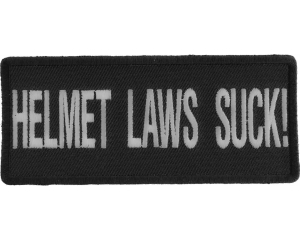 Helmet Laws Suck Patch