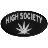 High Society Patch | Embroidered Pot Patches