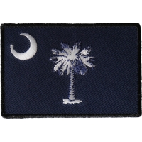 Historical South Carolina Flag Iron on Patch