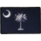 South Carolina Flag Iron on Patch