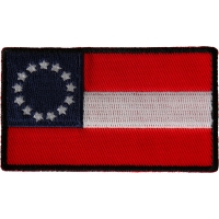 Historical Stars and Bars Flag Iron on Patch