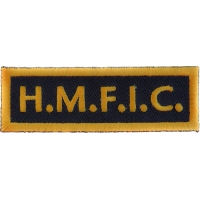 HMFIC Head Mother Fucker In Charge Patch | Embroidered Patches
