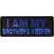 I am My Brother's Keeper Patch Blue