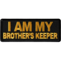 I am My Brother's Keep Patch Yellow