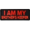 I am My Brother's Keeper Orange Patch