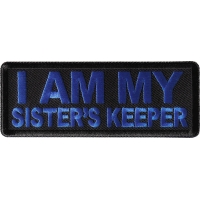 I am My Sister's Keep Patch Blue