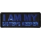 I am My Sister's Keep Patch Blue