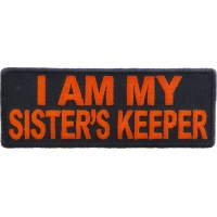 I am my Sister's Keeper Patch in Orange