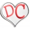 I Love DC Heart Novelty Iron on Patch