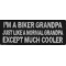 I'm A Biker GrandPa Just Like A Normal Grandpa Except Much Cooler Patch