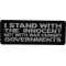 I Stand with the innocent Not with a war hungry Governments Patch