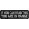 If You Can Read This You Are In Range Patch