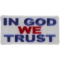 In God We Trust Patriotic Iron on Patch