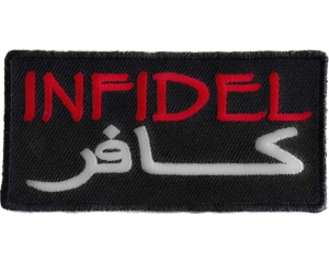 Infidel Patch In Arabic | Embroidered Patches