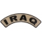 Iraq Small Arm Rocker Patch