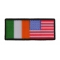 Irish American Flag Patch