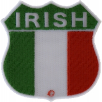Irish Shield Flag Patch | Embroidered Patches