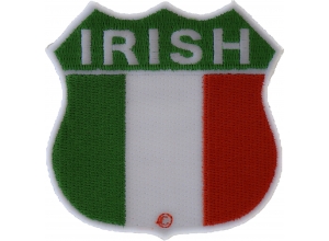 Irish Shield Flag Patch | Embroidered Patches