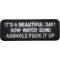 It's A Beautiful Day Now Watch Some Asshole Fuck It Up Patch