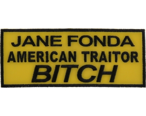 Jane Fonda American Traitor Bitch Patch | US Military Veteran Patches