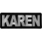Karen Funny Iron on Patch