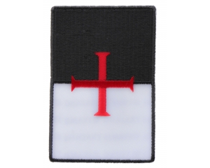Knights Templar Flag Patch | Embroidered Patches