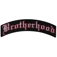 Large Brotherhood Top Rocker Vest Back Patch | Embroidered Patches