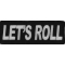 Let's Roll Iron on Fun Patch