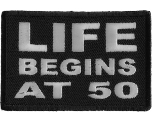 Life Begins at 50 Patch