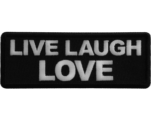 Live Laugh Love Patch