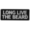 Long Live the Beard Iron on Morale Patch