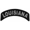 Louisiana Patch Iron on State Rocker