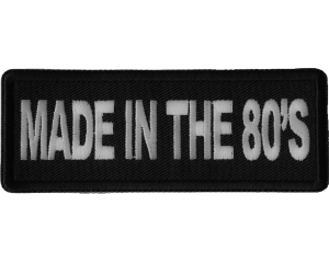 MAde in the 80s Patch