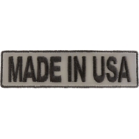 Made In USA Small Reflective Patch | Embroidered Patches