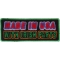 Made In USA With Irish Parts Funny Iron on Patch