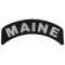 Maine Patch Iron on State Rocker