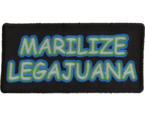 Marilize Legajuana Funny Pot Smokers Patch | Embroidered Pot Patches